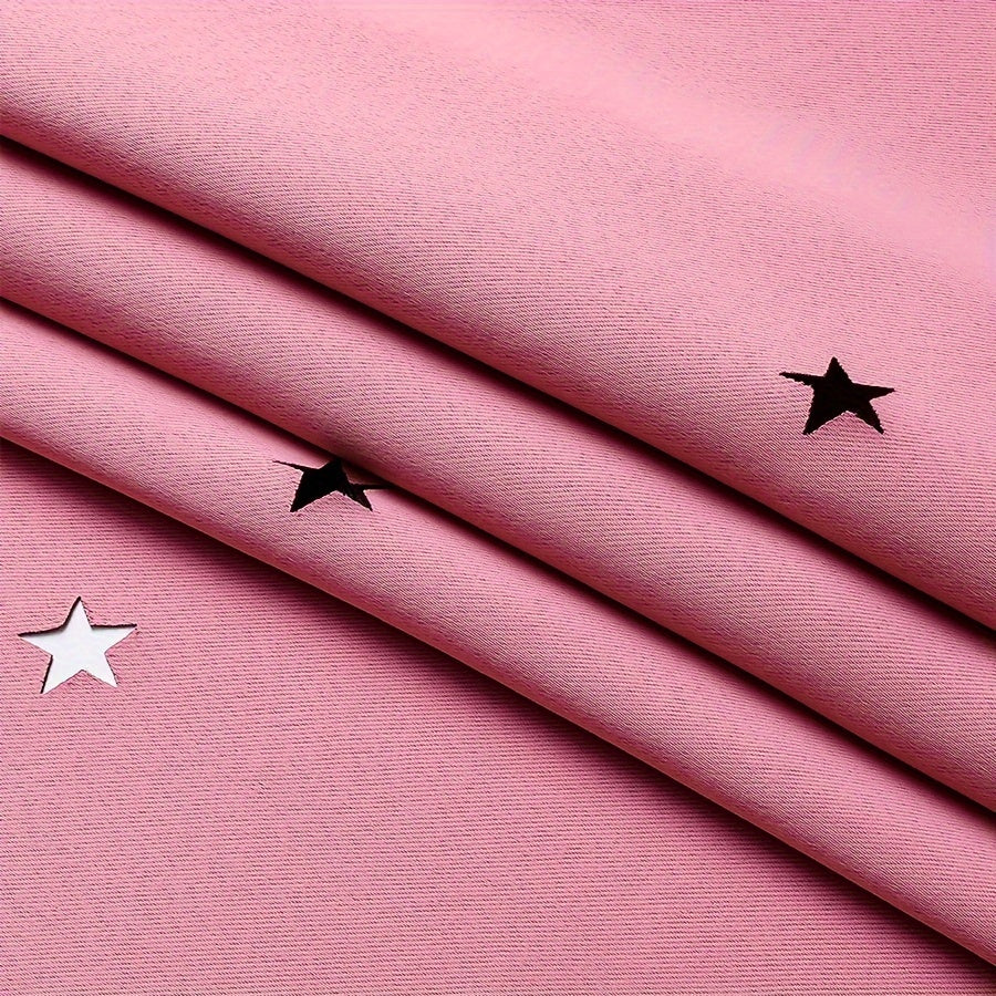 Skorter | 2-piece Set Romantic Double Layer Curtains - Semi-Blackout, Privacy Protecting