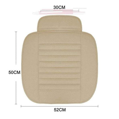 Skorter | Leather Bamboo Charcoal Car Seat Cushion-Absorbing odor(Four Seasons Universal)