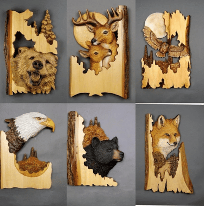 Skorter | Animal Carving Handcraft Wall Decoration