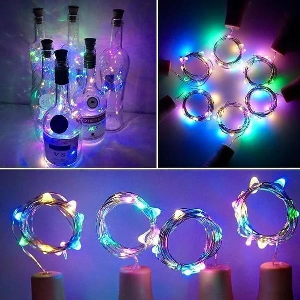 skorter | LED bottle light cork night light DIY decor