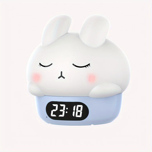 Skorter | BunnyGlow - Color Changing Night Light and Alarm Clock