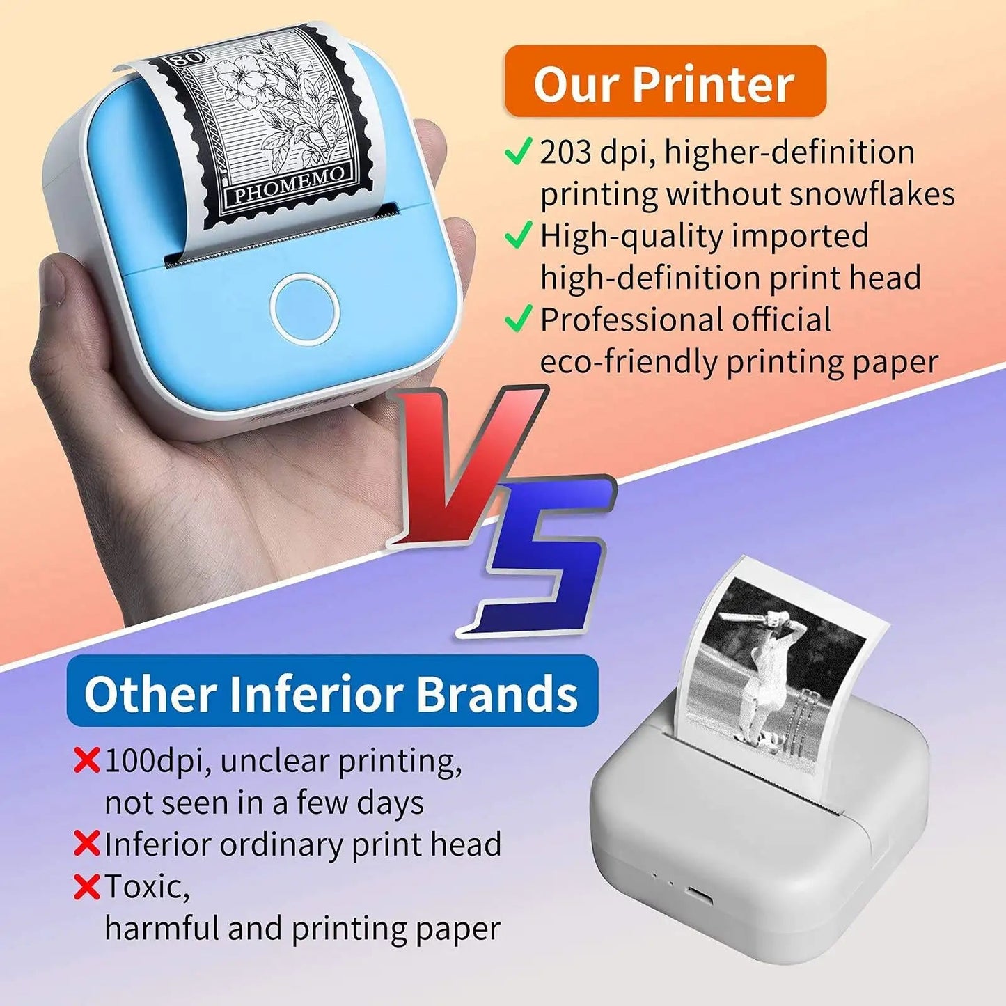Skorter | Portable Mini Thermal Printer