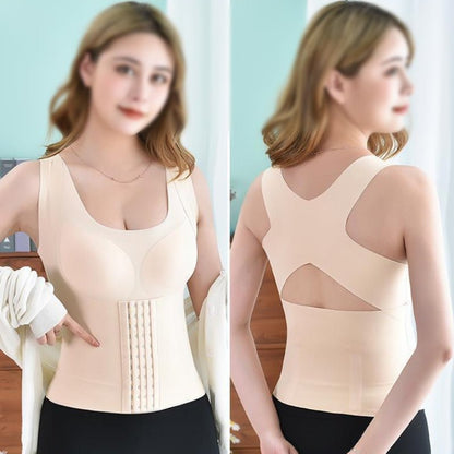 Skorter | 3-in-1 Waist Buttoned Bra Shapewear