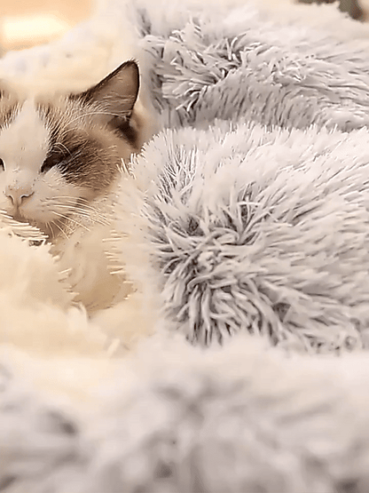 Skorter | Cozy Cave Pet Bed | Calming & Comfortable Dog Bed for Deep Relaxation