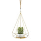 Skørter | Gold Hanging Plant Holder