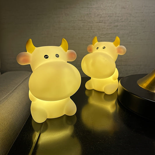 Skorter | CowGlow - Sweet Cow Night Light with Battery Operation for Children's Room Decoration