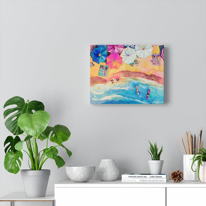 Skorter | Day at The Beach Canvas Gallery Wraps Wall Art