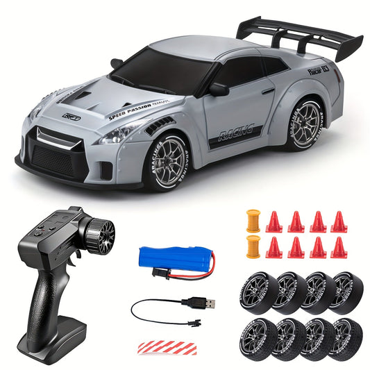 Skorter | Ultimate 1:24 RC Drift Car with LED Wheels – Rechargeable 4WD Racing Toy