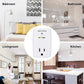Skørter | Wireless remote control outlet switch strap socket for household appliances, wireless remote light switches (2 remote controls + 5 outlets)