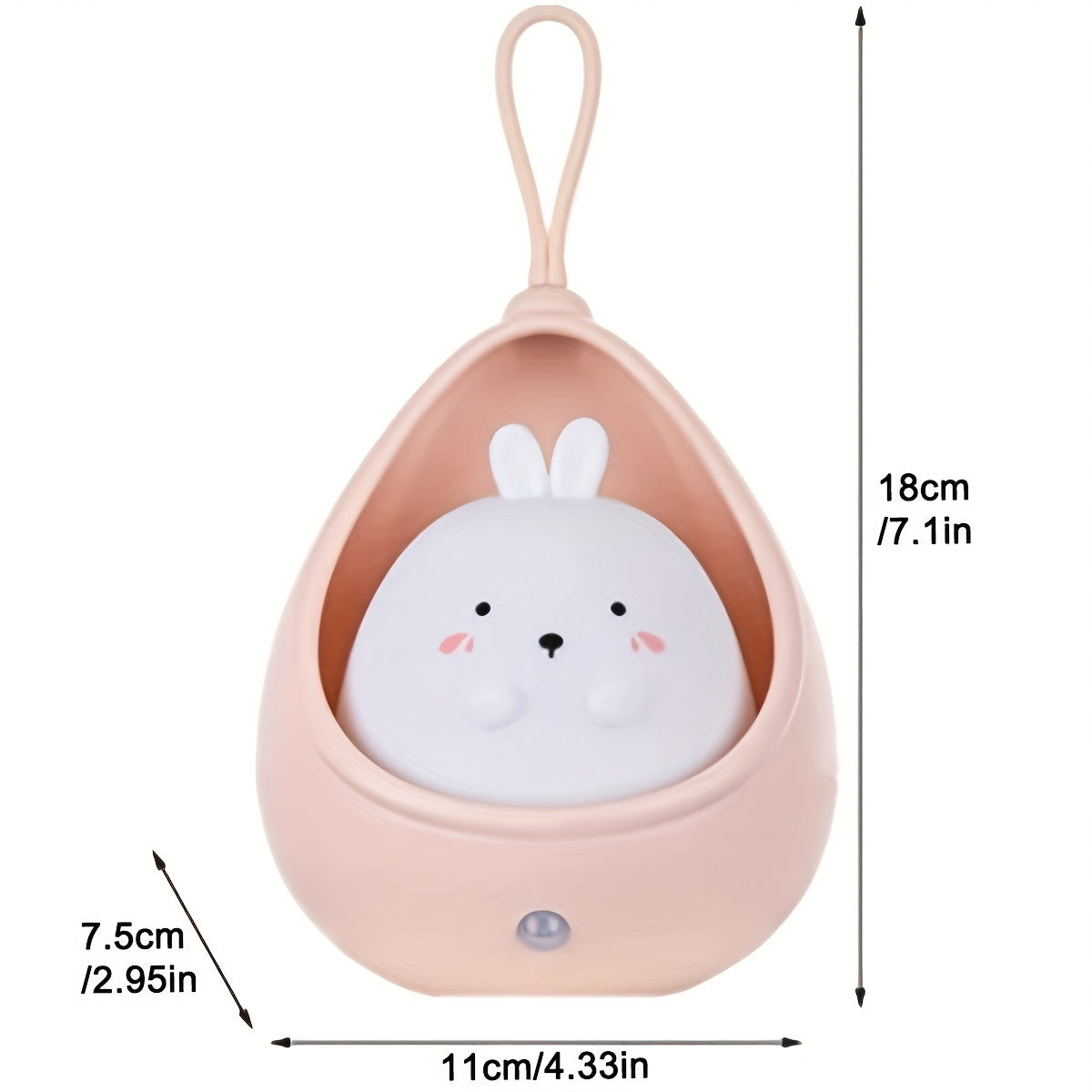 Skorter | BunnyGlow - USB Rechargeable Animal Night Light with Motion Sensor