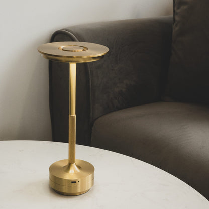 Skorter | Ambient Metallic Wireless Table Lamp