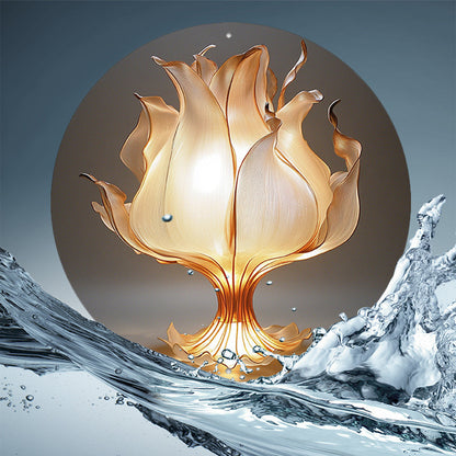 Skorter | LotusLamp - Aluminum Flower Table Lamp with LED Light