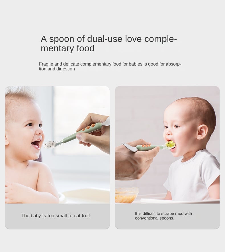 Skorter | Baby Double Head Scraping Fruit Spoon