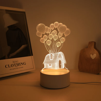 Skorter | LumiBalloon - 3D LED Balloon House Night Light USB powered