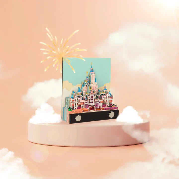 Skorter | 3D three-dimensional note paper carving model cartoon creative art gift