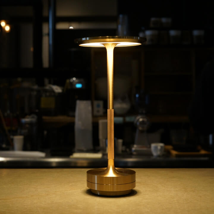Skorter | Ambient Metallic Wireless Table Lamp