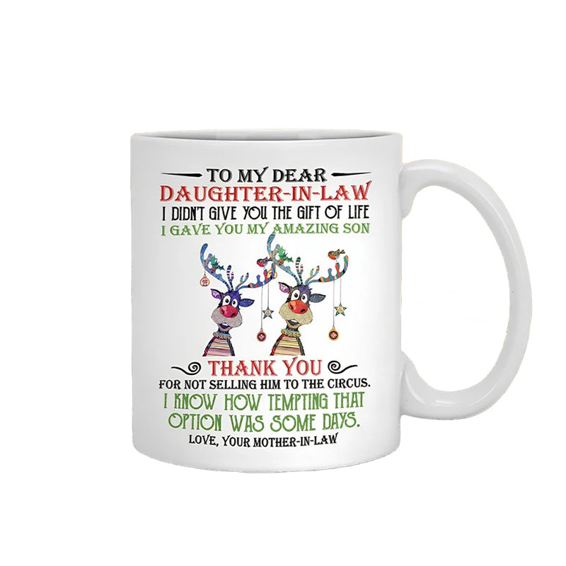 Skorter | I have given you my amazing son - Best gift for daughter-in-law mugs