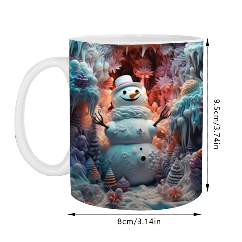 skorter | 3d Christmas Snowman Mug