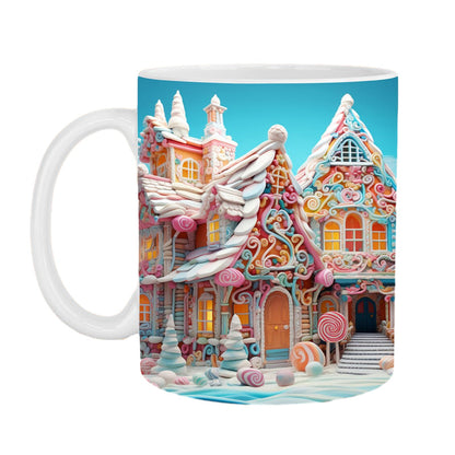 skorter | 3d Christmas Gingerbread Man Ceramic Coffee Mug