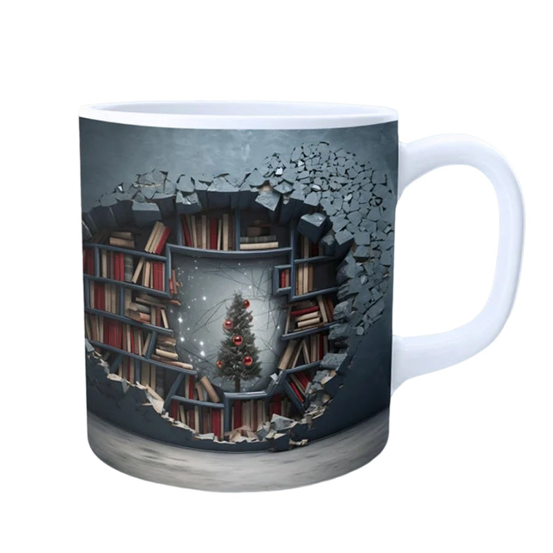 skorter | 3d book shelf coffee mug