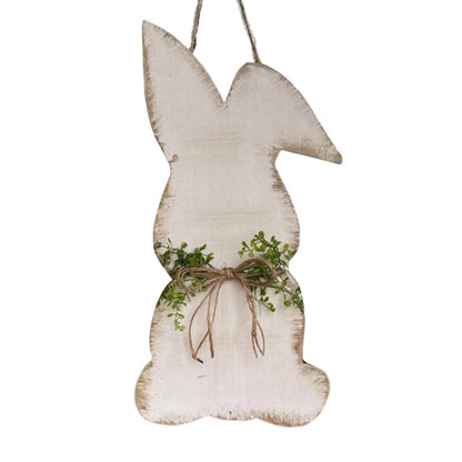skorter | Easter Bunny Wood Door Hanging Decor