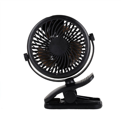 Skorter | Portable Clamp Fan with 360° Rotation – USB & Rechargeable Battery