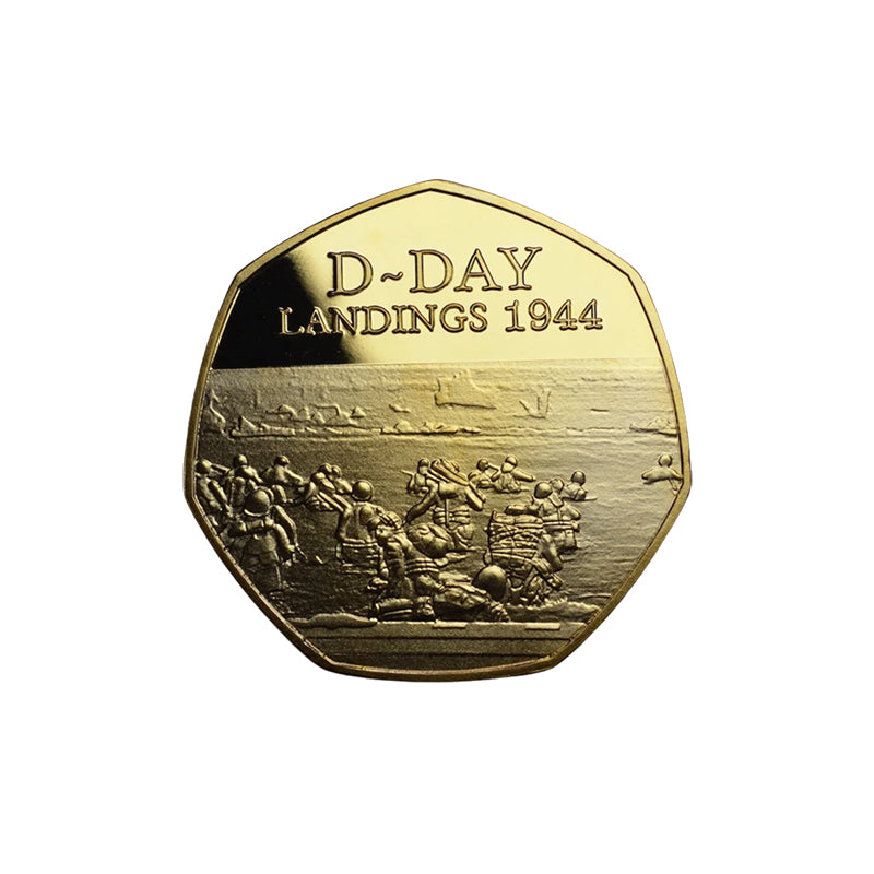 Skorter | D-DAY LANDINGS 1944 24ct Gold Commemorative Coin