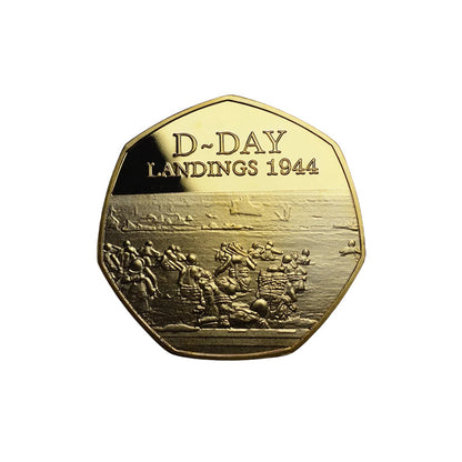 Skorter | D-DAY LANDINGS 1944 24ct Gold Commemorative Coin