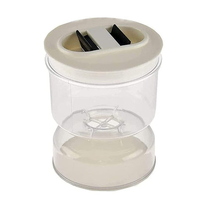 skorter | Dry and Wet Dispenser Jar with Strainer Flip