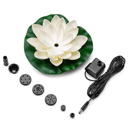 Skorter | Lotus-shaped solar fountain pond decoration