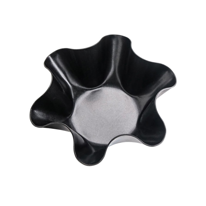 skorter | Flower petal shaped carbon steel backing bowl