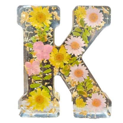 Skorter | Dried Flower Letter Nightstand Lamp