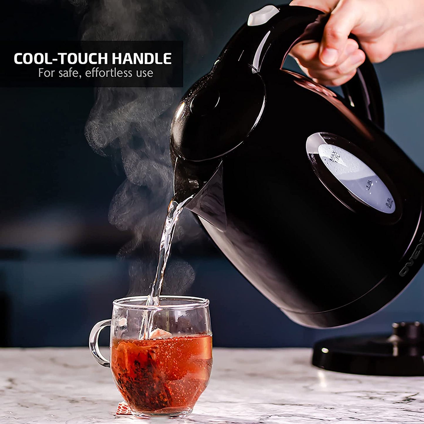 Skorter | Electric Kettle - Wireless with Automatic Shut-off and Boil Dry Protection
