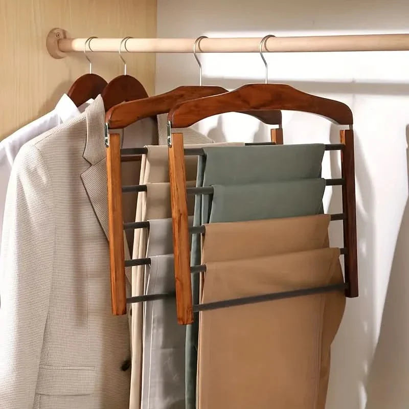 Skorter | Multi-Bar Wooden Clothes Hanger with Premium Finish