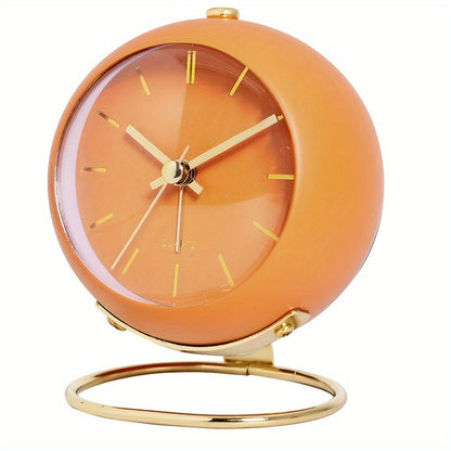 Skorter | EleganceTime - Stylish Quartz Alarm with Metal Frame