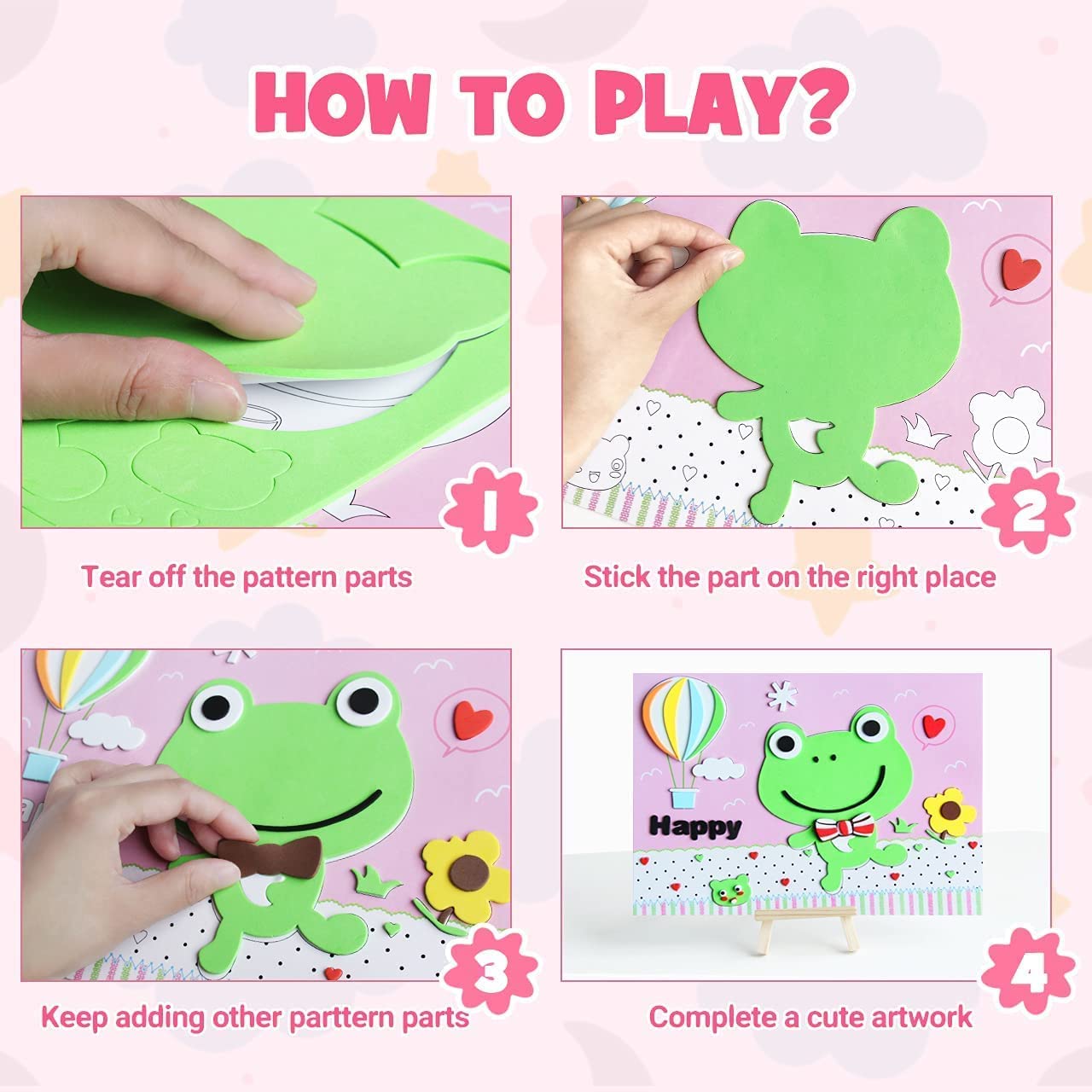 Skorter | 3D Foam Sticker Puzzle Game DIY Animal Children's Education Toys