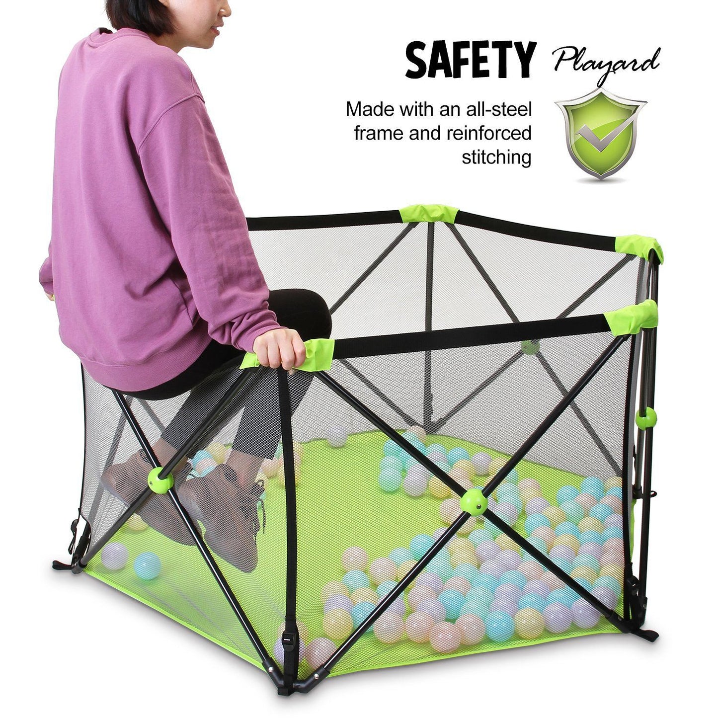 Skorter | Baby Safe Play Fence Portable Play Area