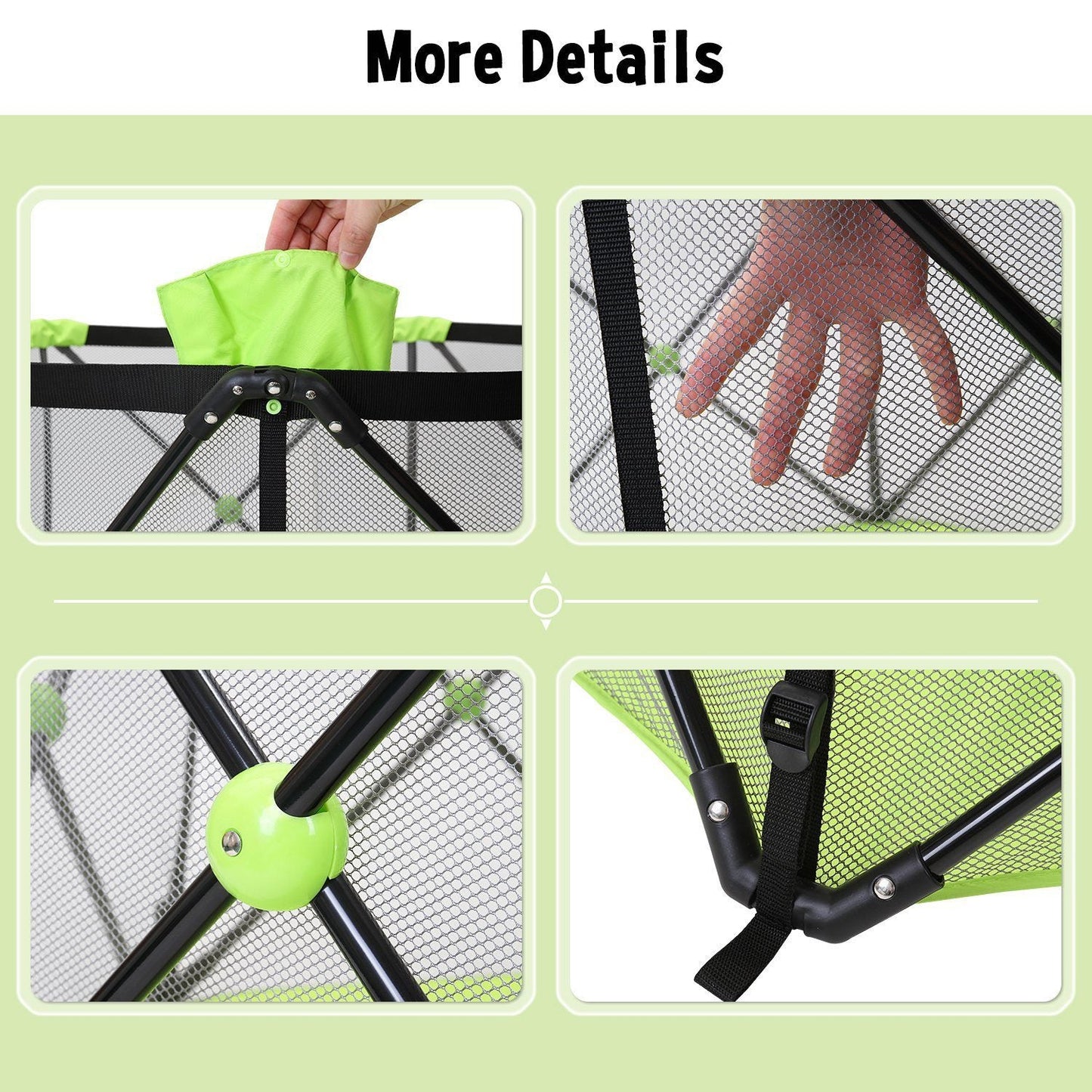 Skorter | Baby Safe Play Fence Portable Play Area