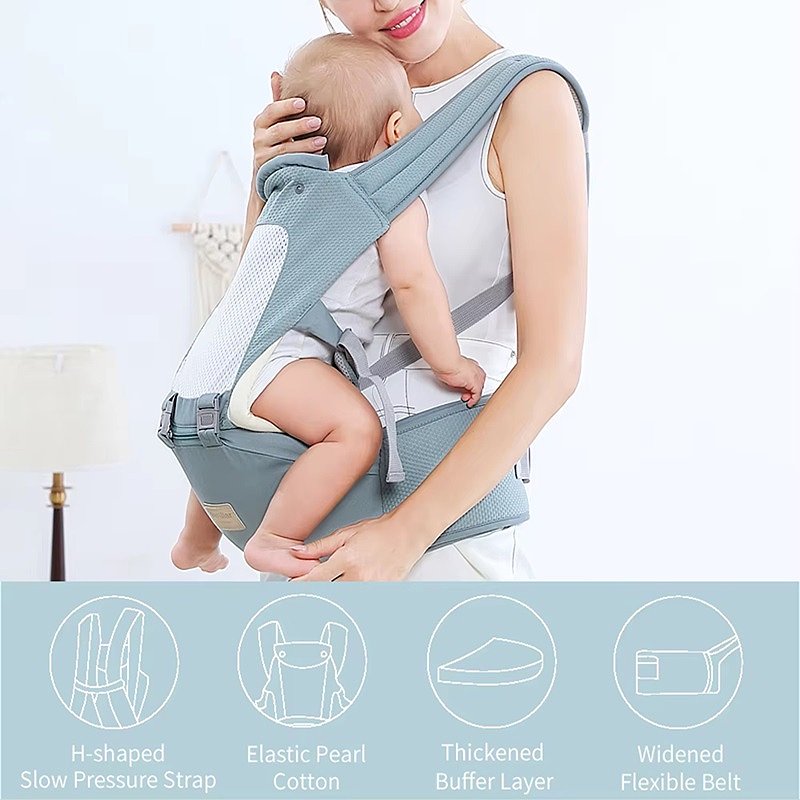 Skorter | Baby Carrier with Hip Seat and Soft Padding