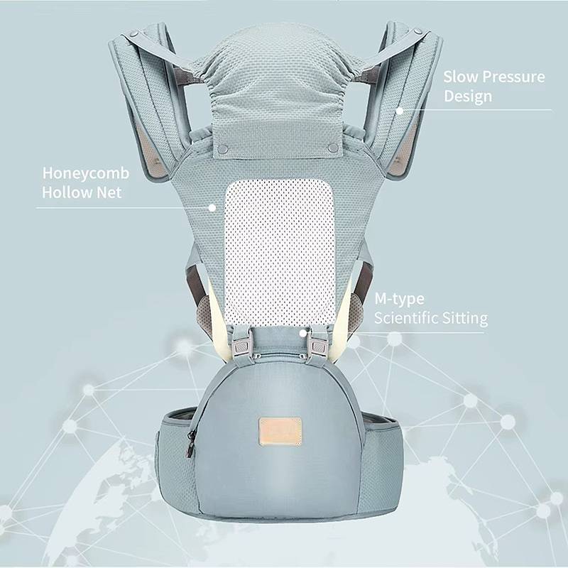 Skorter | Baby Carrier with Hip Seat and Soft Padding