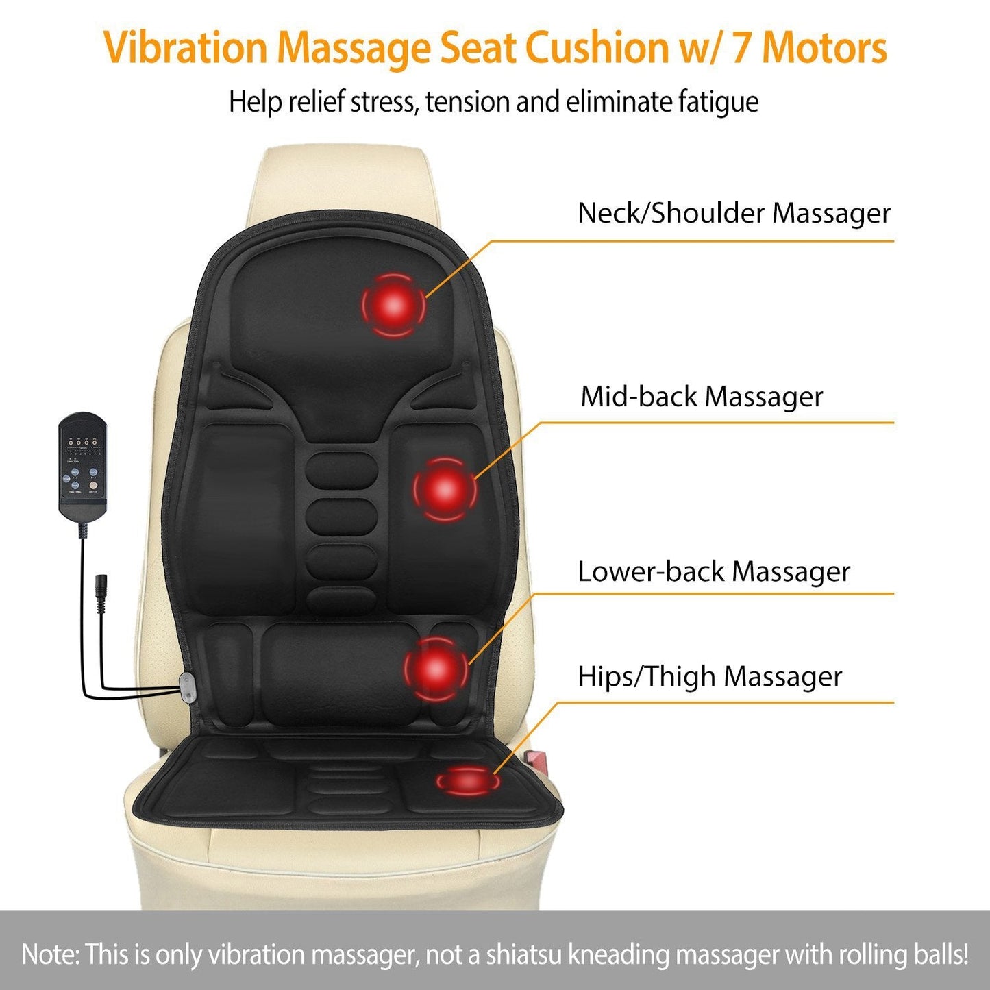 Skorter | Back massage cushion Electric Massage Car Seat