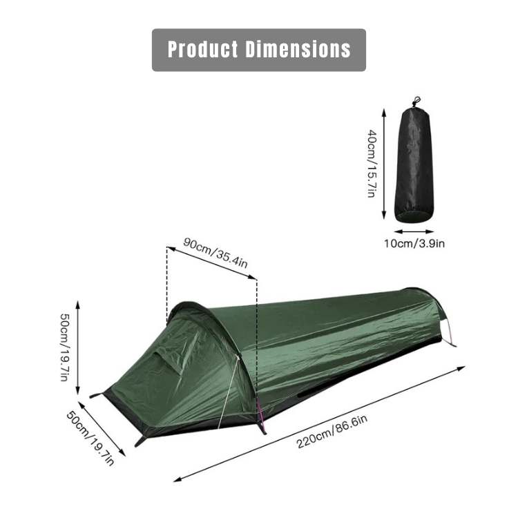 Skorter | Ultralight Single-Person Camping Tent | Waterproof, Windproof & Ideal for Hikers and Backpackers