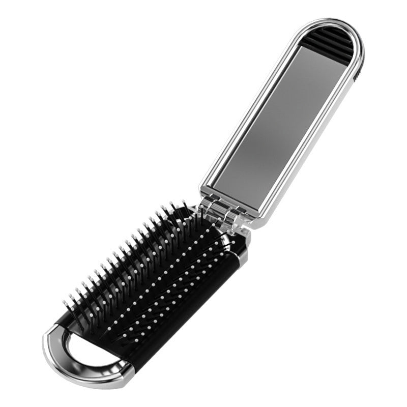 Skorter | MirrorFlex Travel Mirror Hair Brush | Foldable & Compact | Practical Styling on the Go