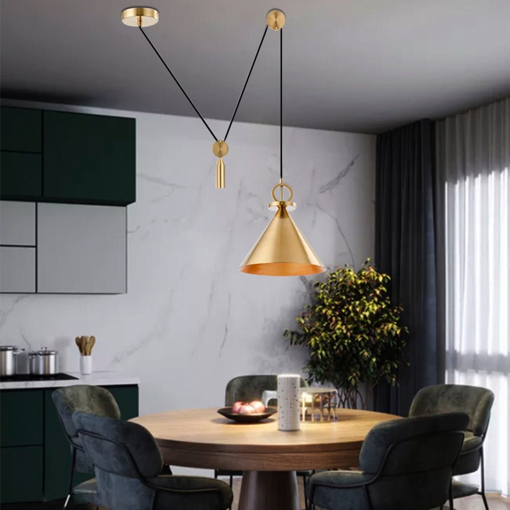 Skorter | LuxeBalance – Modern Copper Ceiling Lamp