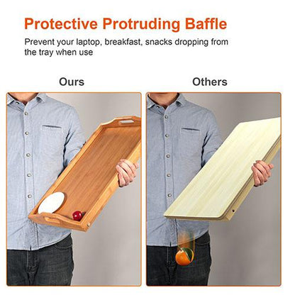 Skorter | Bamboo Tray Table for Bed Use