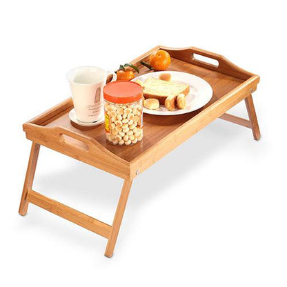 Skorter | Bamboo Tray Table for Bed Use