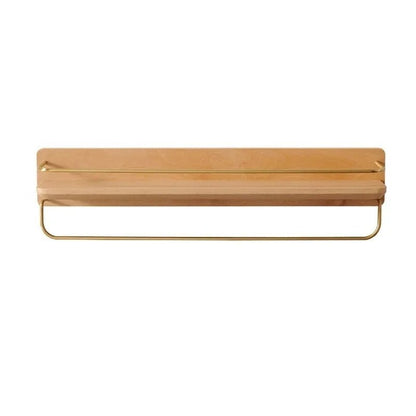 Skorter | BAMBOORA – Bamboo Wall-Mounted Coat Rack with Shelf for Smart Storage