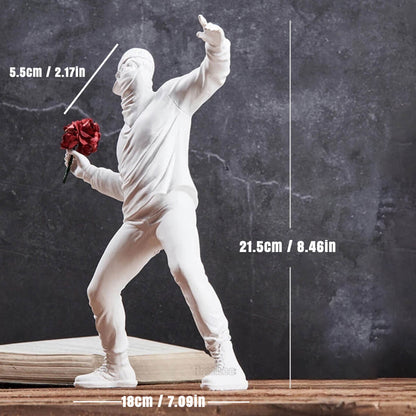 Skorter | Banksy Flower Rioter