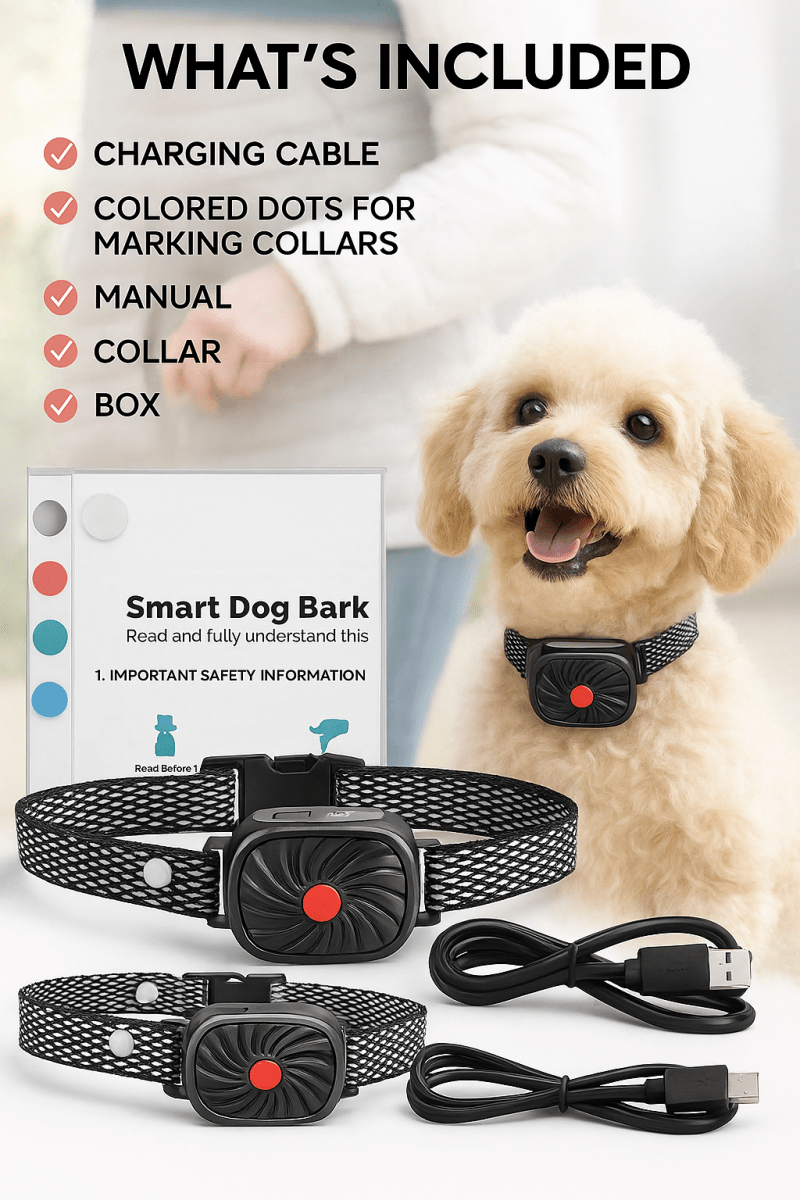 Skorter | BarkLess Nano – Gentle Anti-Bark Collar for Puppies & Small Dogs