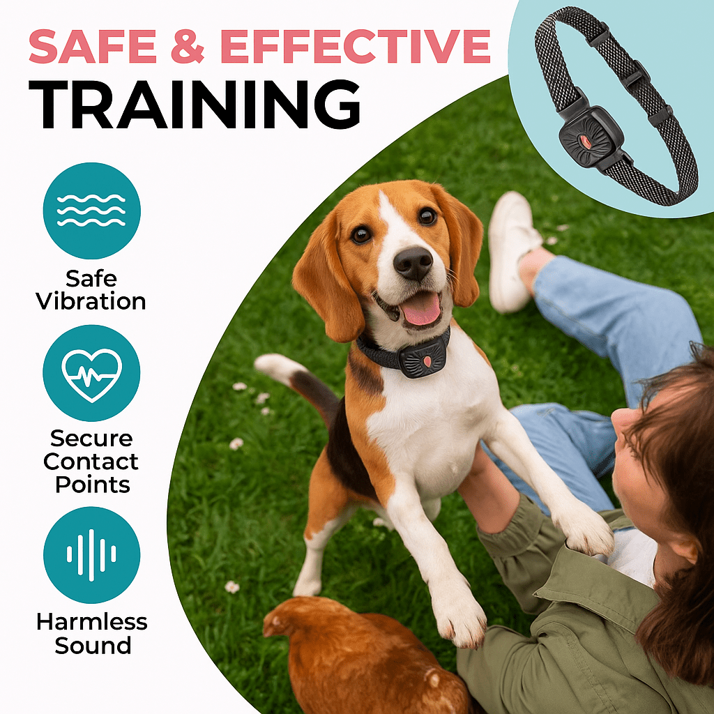 Skorter | BarkLess Nano – Gentle Anti-Bark Collar for Puppies & Small Dogs